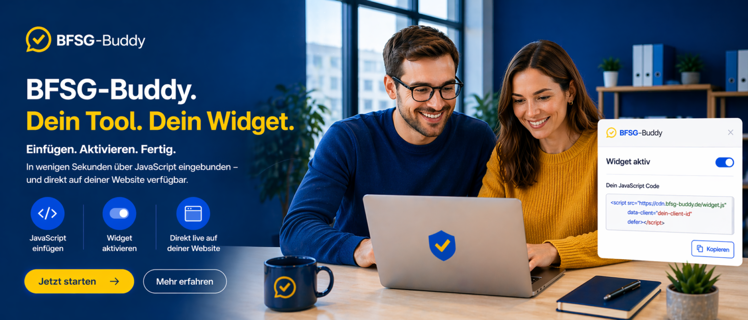 BFSG-Buddy Barrierefreiheit für Websites